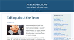 Desktop Screenshot of agilereflections.com